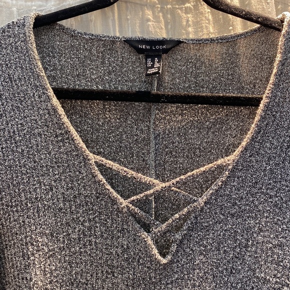 New Look grey long sleeved dress, Size 12 - Picture 2 of 5